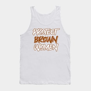 Protect Brown Women Tank Top